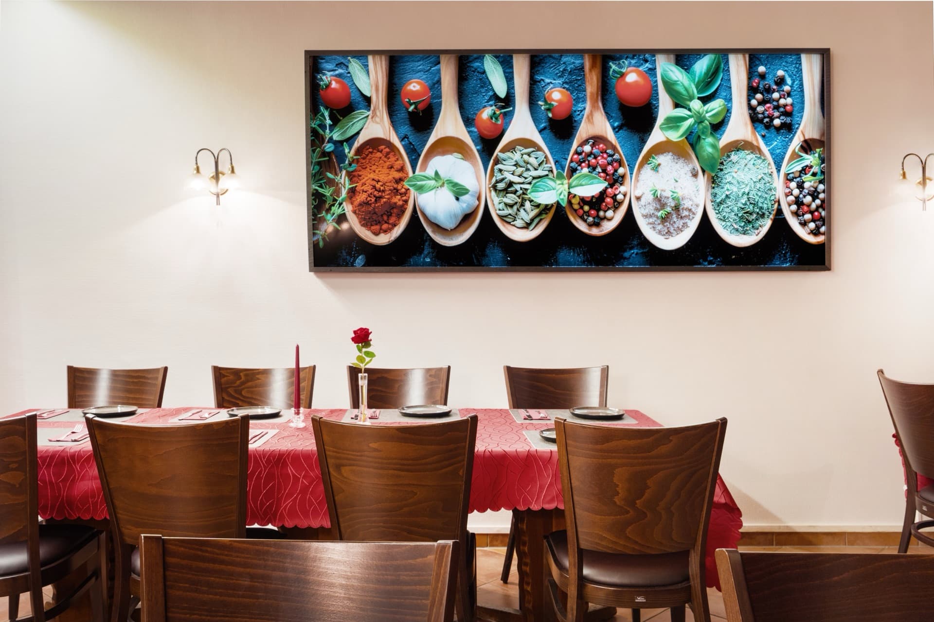 Ambiente im indischen Restaurant